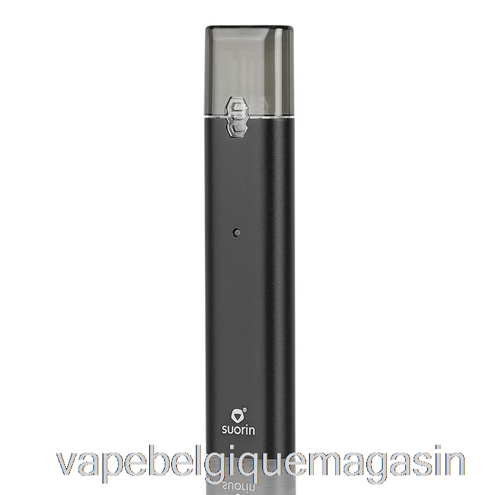 Vape Belgique Suorin Ishare Kit Pod Portable Unique édition Métal - Noir